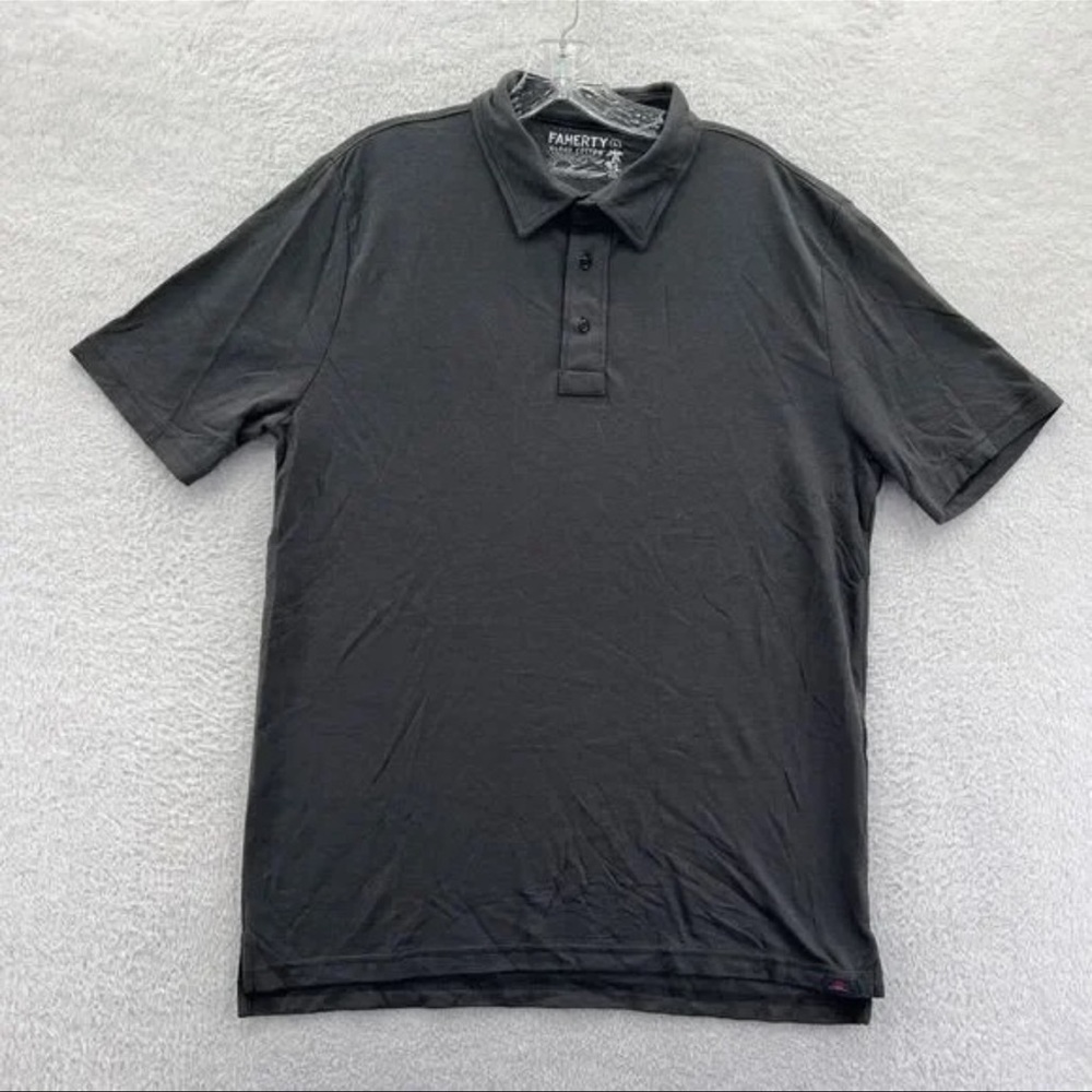 Mens Faherty Cloud Cotton Polo